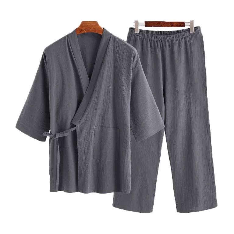 Winter-Long-Sleeved-Pajamas-Home-Clothes-Mens-Pajamas-Sleepwear-Lounge-Homewear-Plaid-Sleep-Shirt-Mens-Pyjamaa-Set