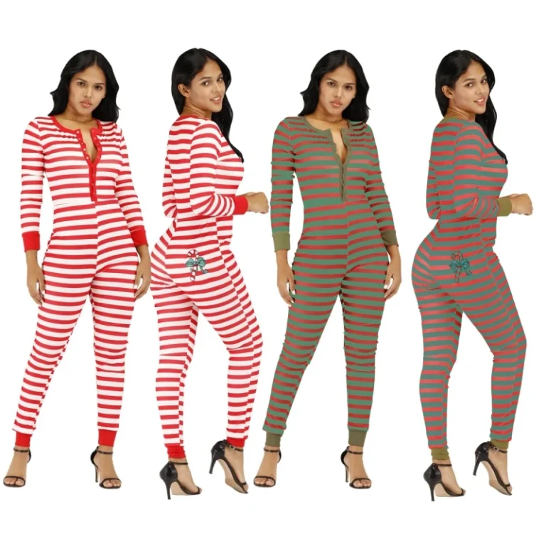 Winter-Stitch-Adult-Sexy-Onsie-Pajama-Jumpsuit-Long-Sleeves-Striped-Holiday-Christmas-Onesie-for-Women-T1192