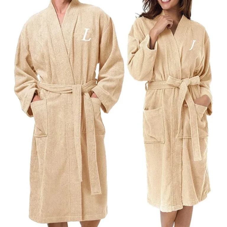 Women-Dressing-Gown-100-Cotton-Bath-Robe-Set-Yukata-Japan-Unisex-Luxury-Hotel-White-Terry-Bath-Robe-for-Beach-and-Spa