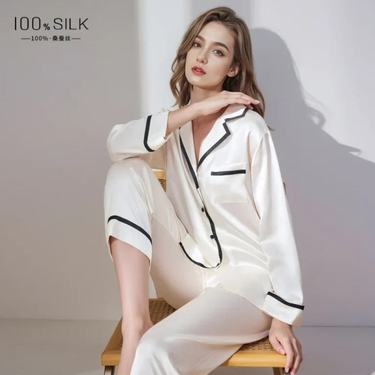 Women-Luxury-Pajama-Sets-Pure-Silk-Womens-Casual-Sleepwear-Loungewear-New-Design-Silk-Pajamas-100-Silk-Pajamas-for-Women