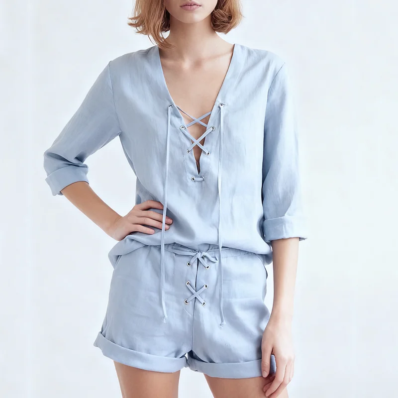 Women's 100% Cotton Casual Elegant Soft Long Sleeve Nightdress Breathable Comfortable Home Use Solid Autumn Winter Summer