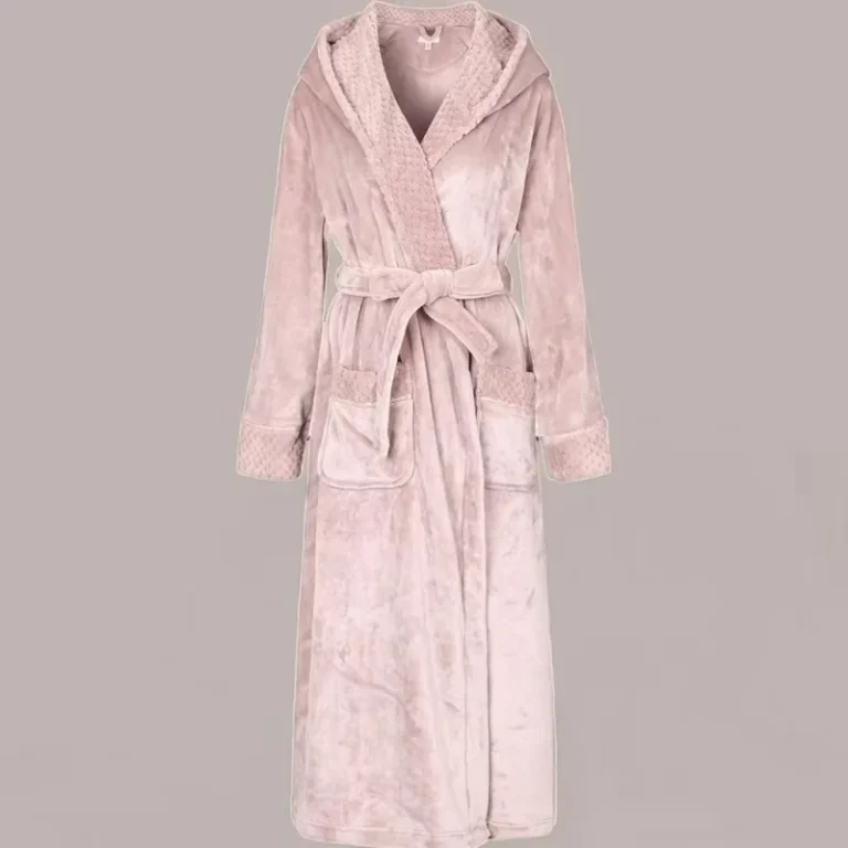 Womens-Extra-Long-Thick-Coral-Fleece-Bathrobe-XL-Plus-Size-Winter-Warm-Flannel-Spa-Dressing-Gown-Sleepwear-for-Home-for-Winter