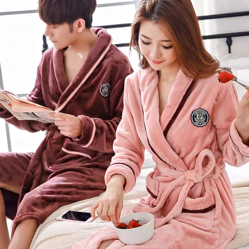 Women's Luxury Fluffy Bathrobe New Design High Quality Winter Warm Soft Quick Dry Made of High Quality Fleece