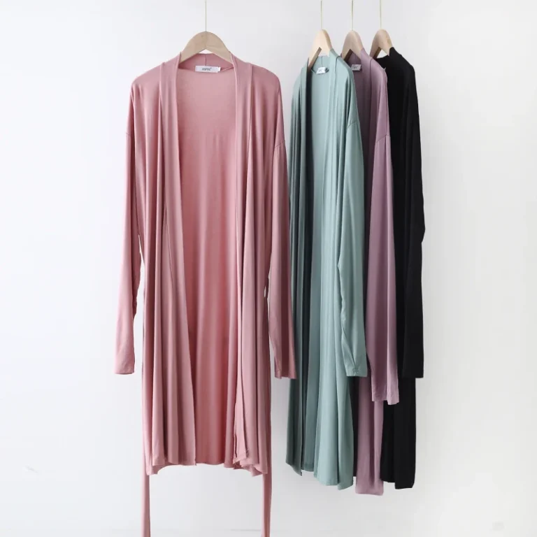 Womens-Oversize-Knitted-Modal-Robe-Soft-Long-Sleeve-Casual-Cardigan-Belt-Summer-Sleepwear-Home-Lounge-Plus-Size