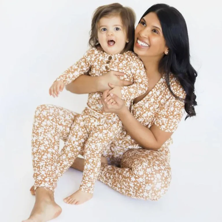 Womens-Relaxed-Pant-Luxe-Loungewear-Family-Pajamas-Super-Soft-Family-Matching-Pajamas