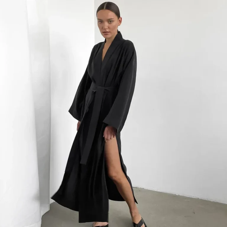 Womens-Robe-Cotton-Homewear-Warm-and-Comfortable-Womens-Pajamas-Set