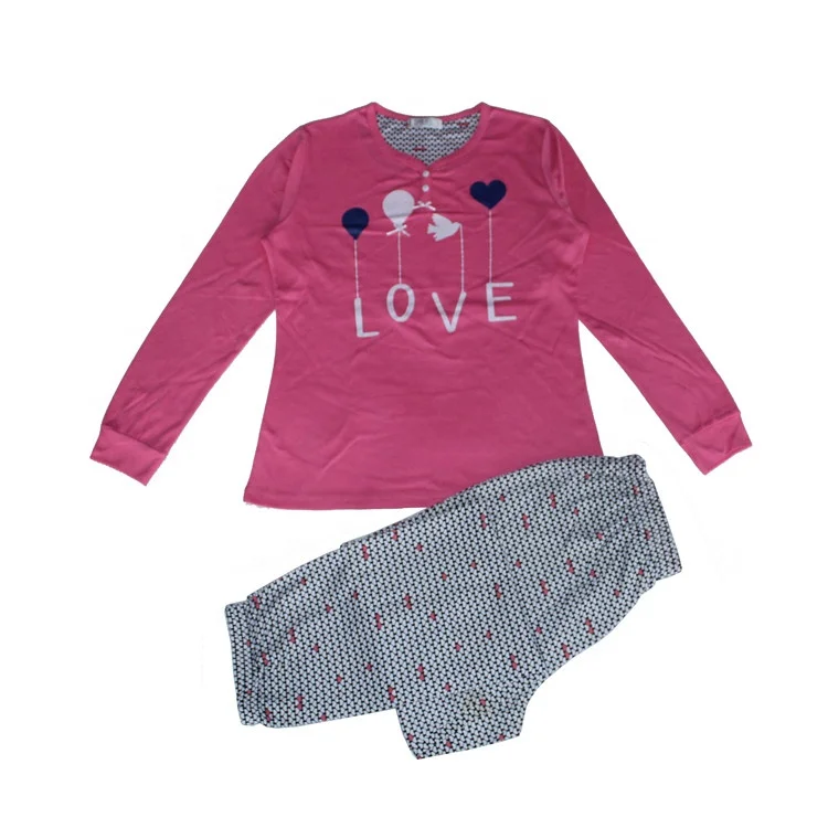 Womens-Winter-Embroidered-Thermal-Casual-Long-Sleeve-Cotton-Pajamas-Plus-Size-Sleepwear-Factory-Leisurewear