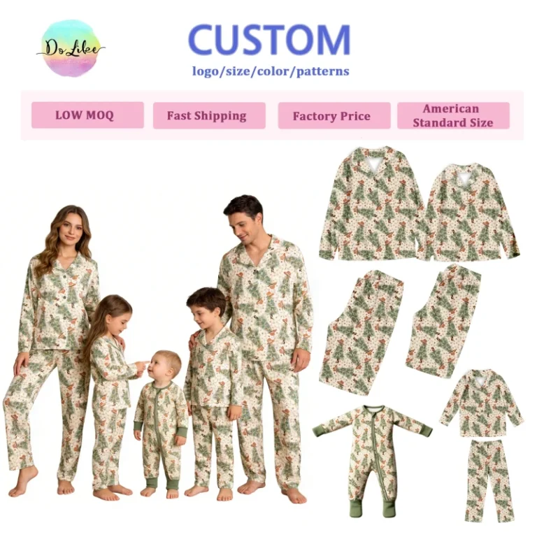 Xmas-Pyjama-Set-Button-Down-Christmas-Pajamas-Family-Custom-Design-Bamboo-Nightwear-Sleepwear