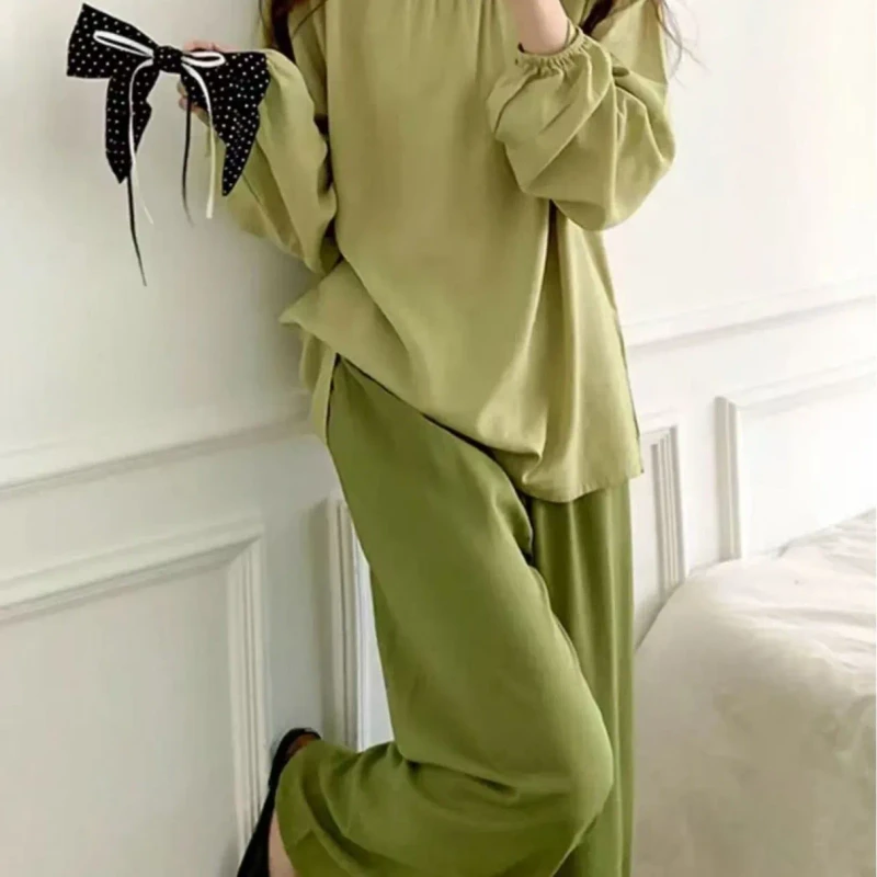Zen Style Women's Plus Size 3XL Casual Summer Sleepwear Breathable Solid Color Viscose Loose Fit Pajamas Set with Elastic Waist